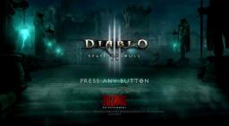 Diablo III: Reaper of Souls - Ultimate Evil Edition Title Screen